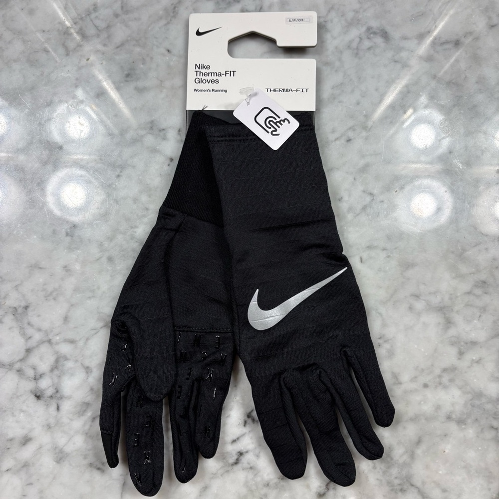 Nike Women’s Therma-FIT Touchscreen Running Gloves Size Small Black